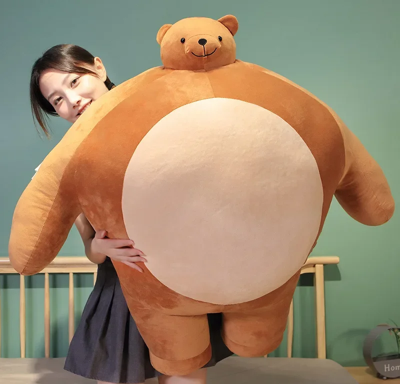 Cute little bear doll funny big body kingdom doll bear plush toy pillow gift plush toy Companion doll multifunction 2