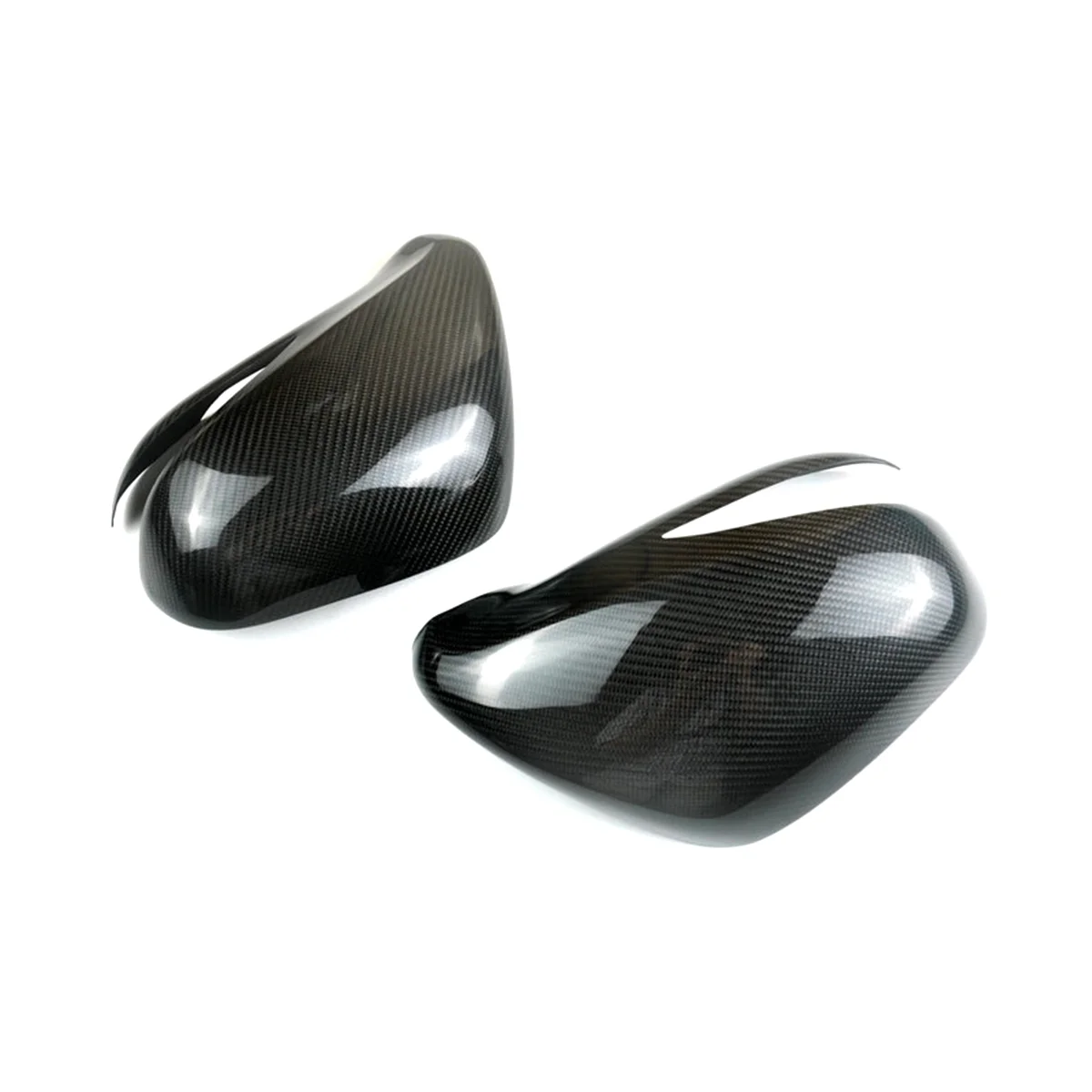 

For Lexus IS250 IS300 IS350 2006-2012 Real Carbon Fiber Side Rear View Mirror Cover Trim with Lighted Style