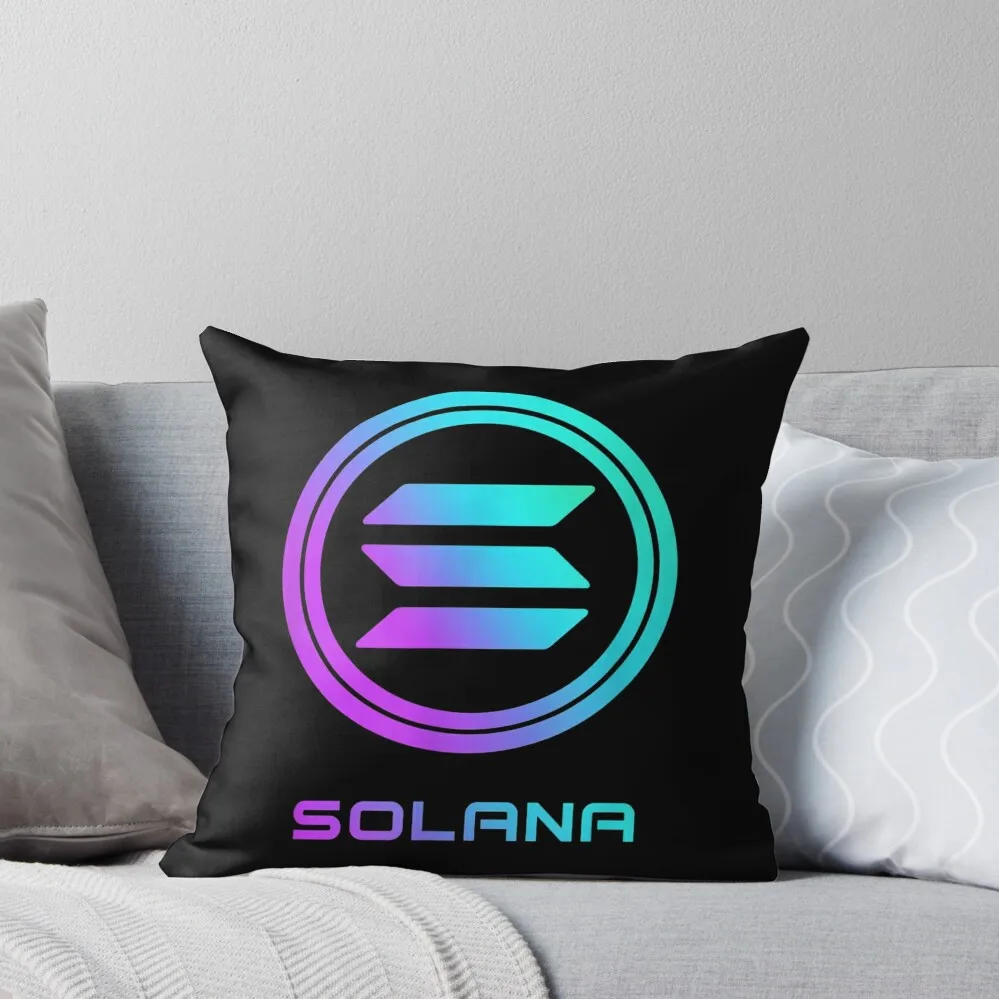 Solana криптовалюта-Solana SOL диванная подушка