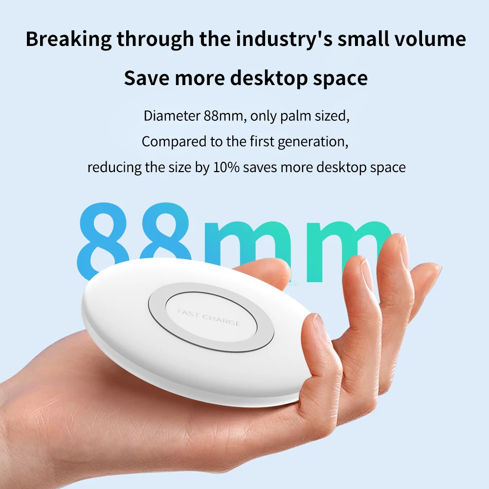 Desktop 100W Phone Wireless Charger Pad For iPhone 17 16 15 14 13 12 Samsung Xiaomi 17 Pro Max Airpods Pro Fast Charging Station