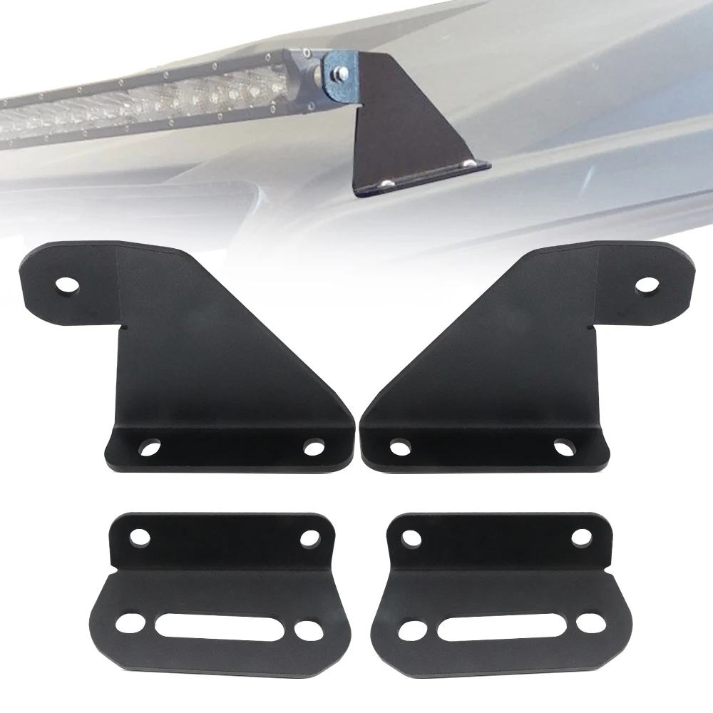 

40 inch LED Light Bar Windshield Mounting Bracket For Yamaha YXZ 1000R 2016-2018 UTV Upper Roof Front lightbar Mount Brackets