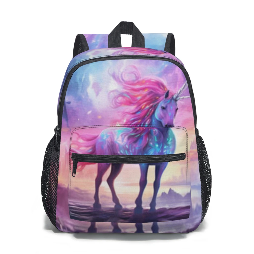 

Unicorn cool print Kids Backpack Toddler School Bag Kindergarten Mochila for Boys Girls 2-5 Years