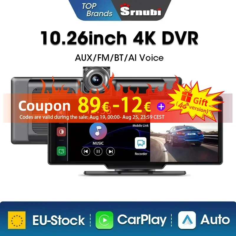 Ekran CarPlay Android Auto z Kamerą i GPS z Polski za $55.49 / ~217zł Ekran CarPlay Android Auto z Kamerą i GPS z Polski za $55.49 / ~217zł