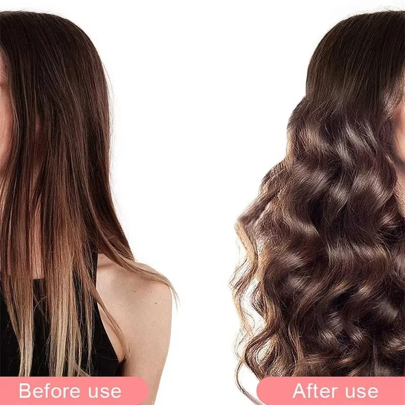 32MM Electric Curling Iron - Automatic Lambswool Curling Tool, Long Lasting Styling, French Styling, Rotating Anti-Flame Design 3