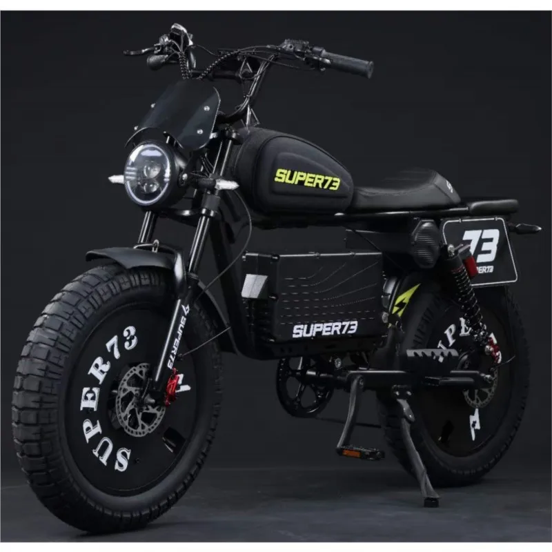 Black Warrior Lithium Battery Snowmobile Front and Rear Brake with NFC Electric Bicycle off-Road Beach Motorcycle