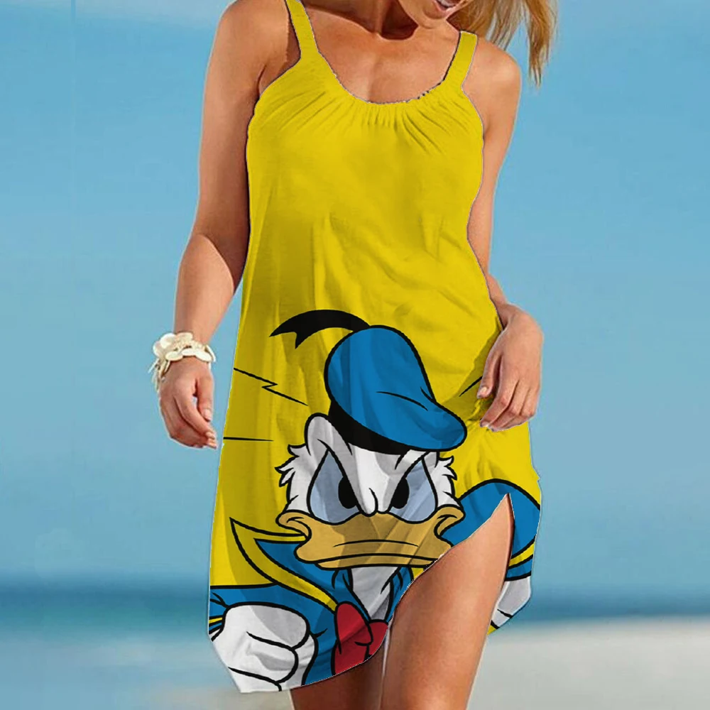 Cool Summer Breeze Women's Disney Donald Duck Camisole Dresses