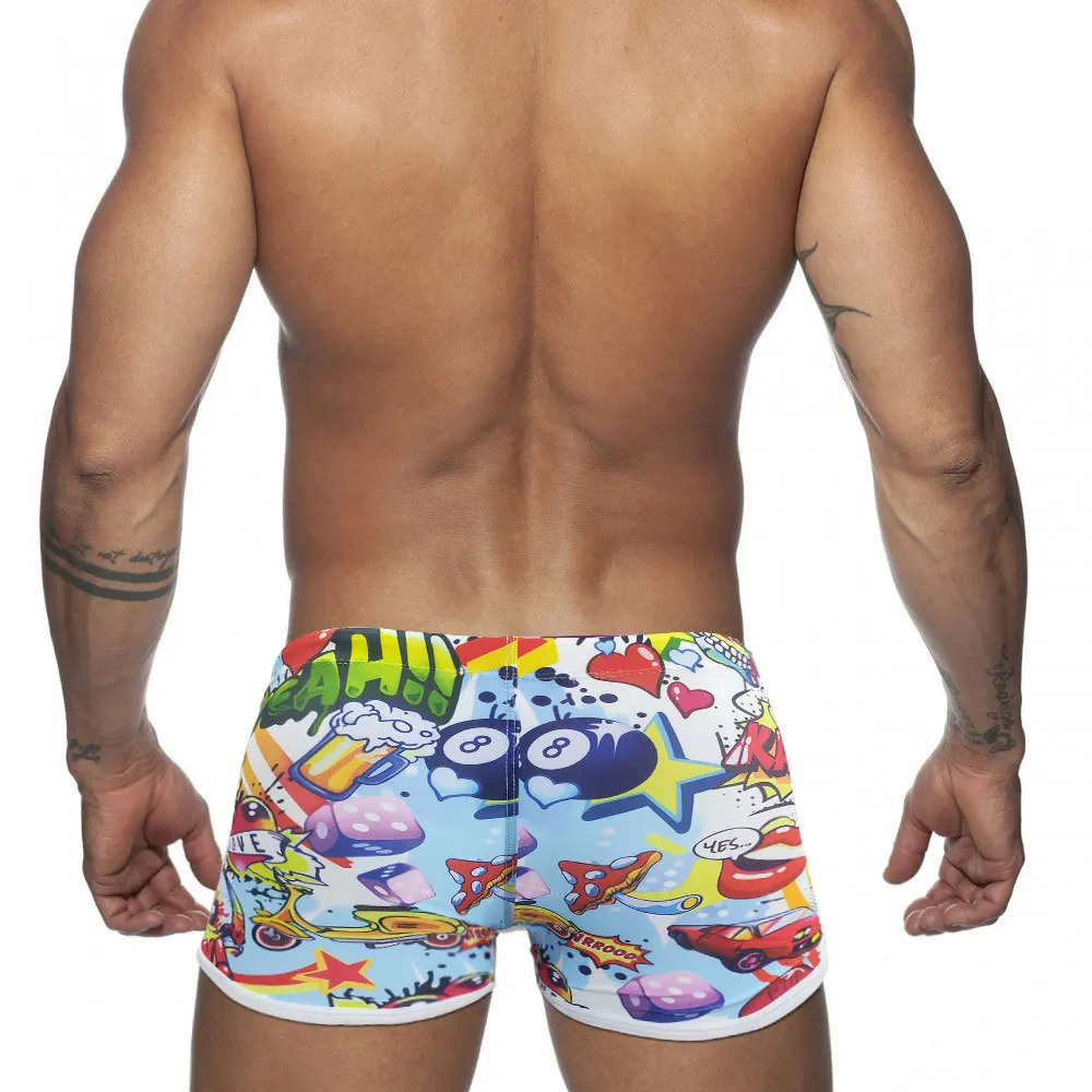 Men Swimsuits Swim Shorts Quick Dry Swimwear Beach Swimming Trunks Sport Surfing Jammer Bathing Beachwear