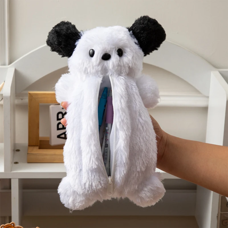 

Мультяшный пенал Pacha для собаки, косметичка, милый плюшевый чехол для телефона, настольное хранилище для канцелярских принадлежностей, коробка для хранения