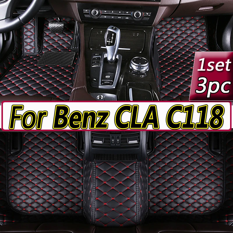 

Car Mats Full Set For Mercedes Benz CLA C118 2020~2022 Anti-dirt Pad Car Floor Mats Waterproof Floor Mat Carpet Car Accessories