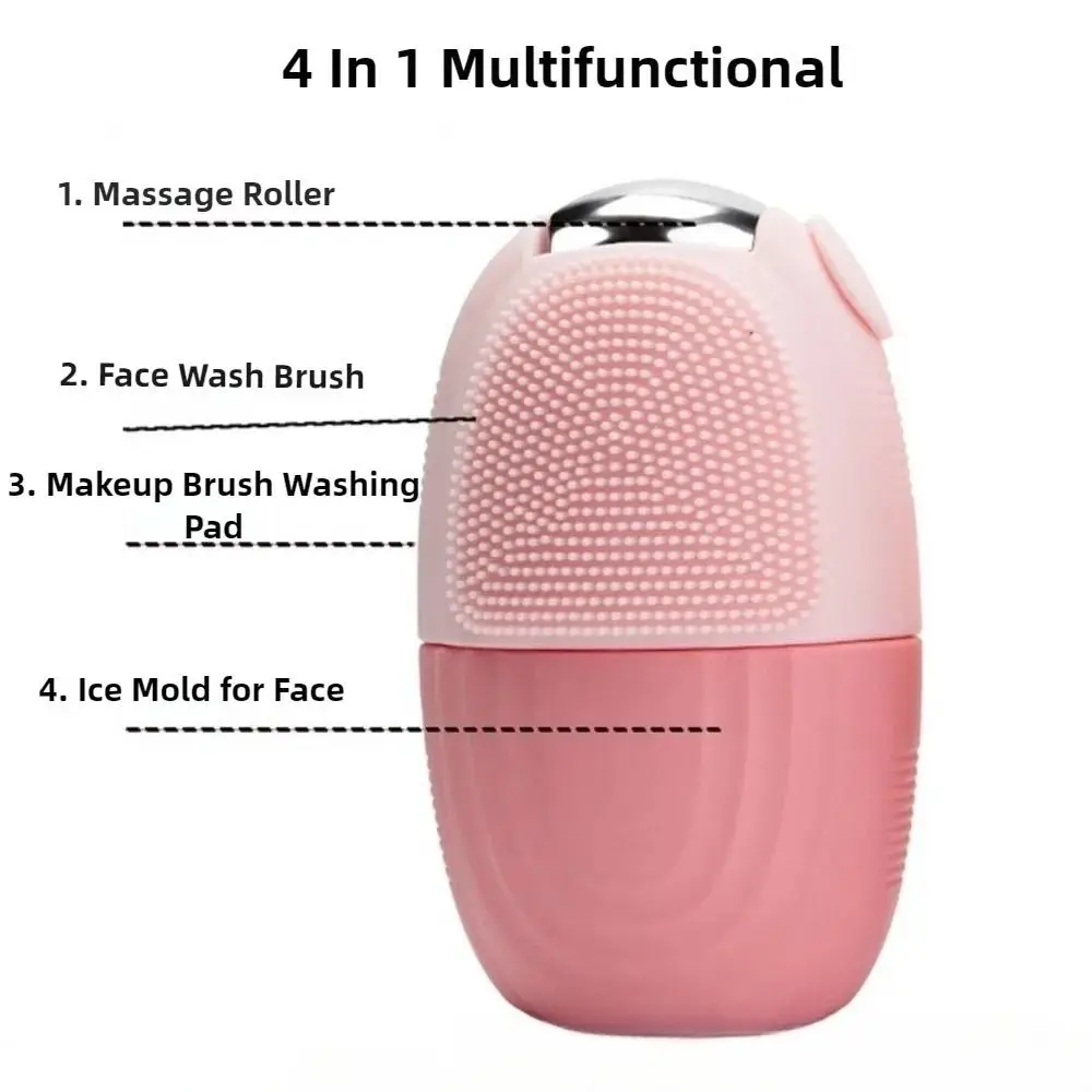 Upgraded Silicone Ice Roller for Face Reusable Beauty Skin Care Tools Ice Mold Face Lifting Facial Massager Eyes and Neck