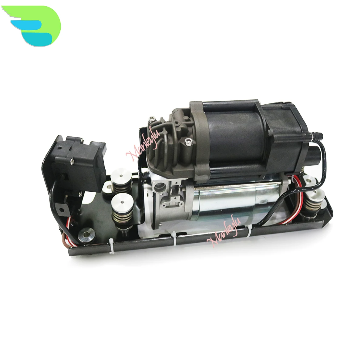 

37206789450 Air Suspension Air Compressor With Suspension Valve Bracket Fit BMW F01 F02 F04 750Li 760Li