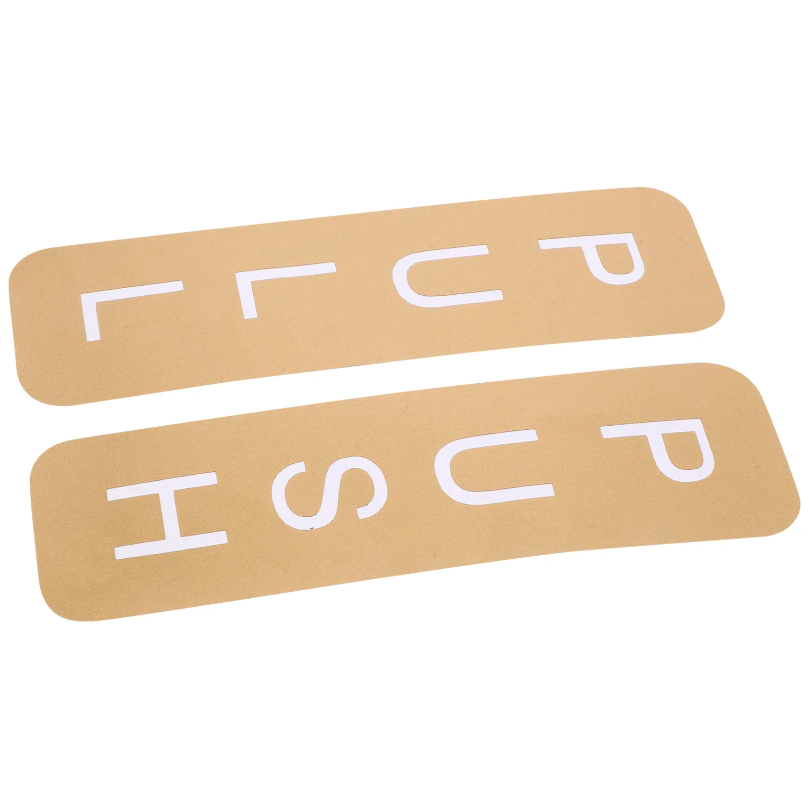 Gold Sliding Door Sticker Pull Push Nail Sticker Sticky Pvc Sign for Office