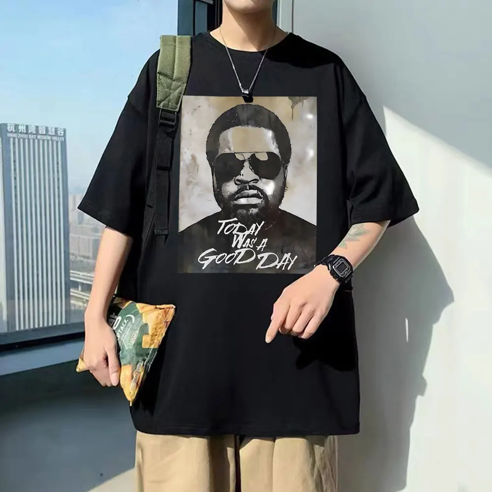 

Best Famous Ice Cube Graphic Tshirt N.W.A NWA Predator Album Print T Shirt Men Vintage Fashion Hip Hop Street Rap Oversized Tees