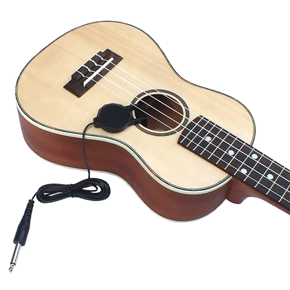 Guitar Pickup Clip-on For Violin With 8.2FT Connection Cable Guitar Preamp Piezo Tuner Amplifier