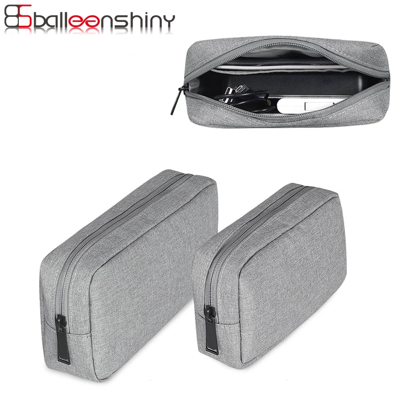 

BalleenShiny Digital Accessories Storage Bag Portable Waterproof USB Cable Earphone Charge Pal Organizer Makeup Bag Travel Pouch