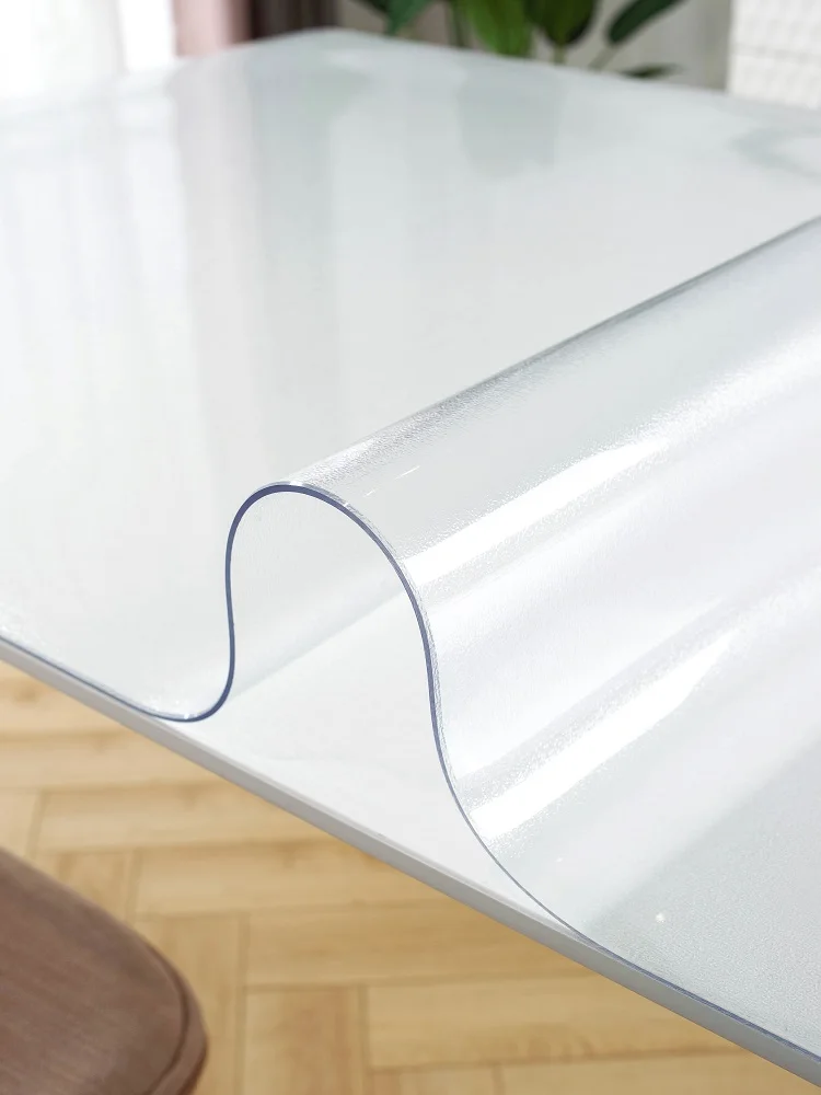 Cubre Mantel Transparente Cristal Pvc 140x280 (150 Micrones)