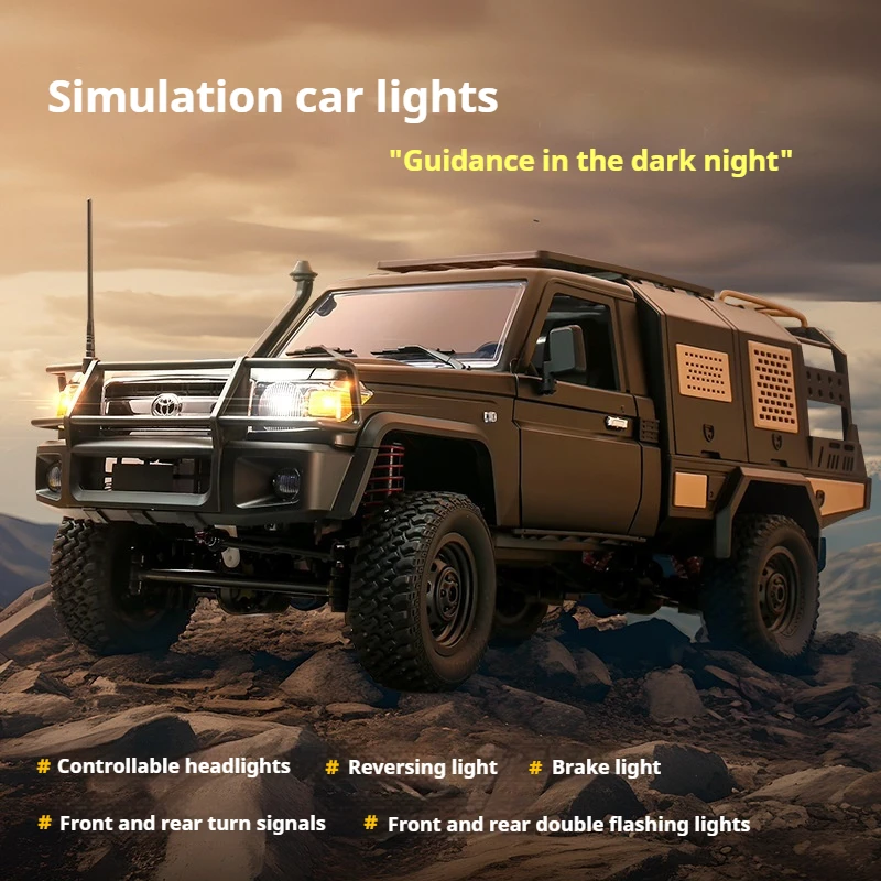 Hot style MN82S Pickup Truck 1:12 Full-Scale Four-Wheel Drive Off-Road Climbing Car Rc Remote Control Car Model Toy RTR 2