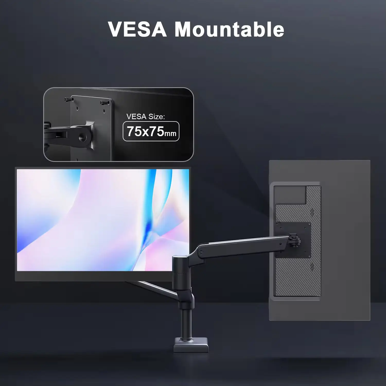 시볼란 18.5인치 메탈 휴대용 모니터 120HZ 1080P FHD IPS 외장 화면 USB C VESA 내장 스피커 노트북 게임용 디스플레이