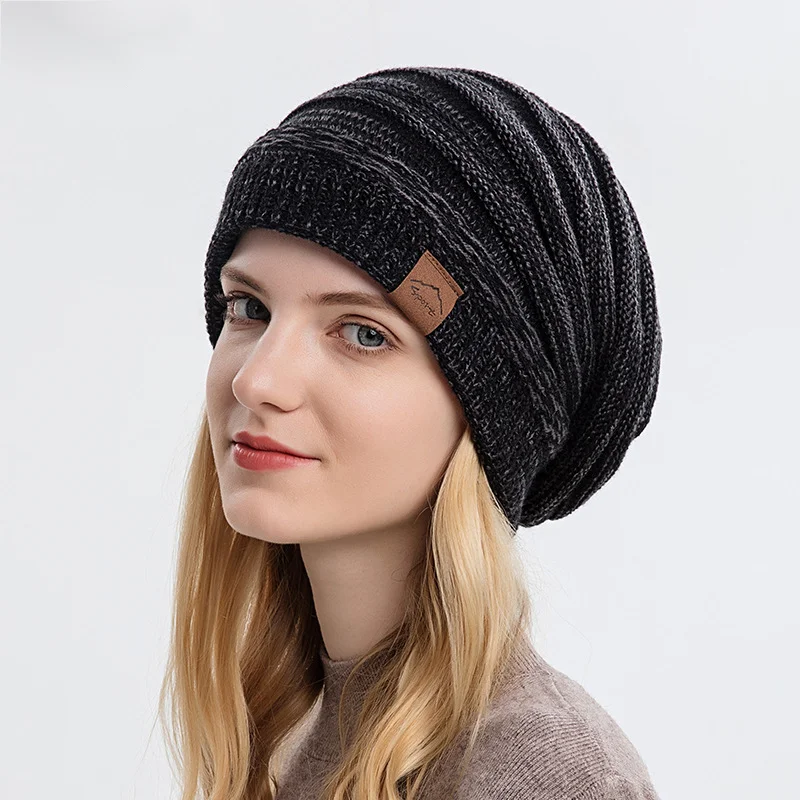 Men's And Women's Same Style Knitted Hat Couple's Woolen Hat Neutral Warm Versatile Fashionable Hat_voghion.com