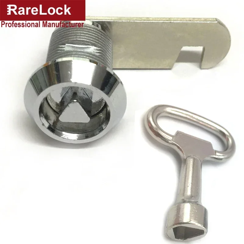 Cabinet Cam Lock Speical Triangle Key for Train Light Box Subway Substation Rarelock JA54 a