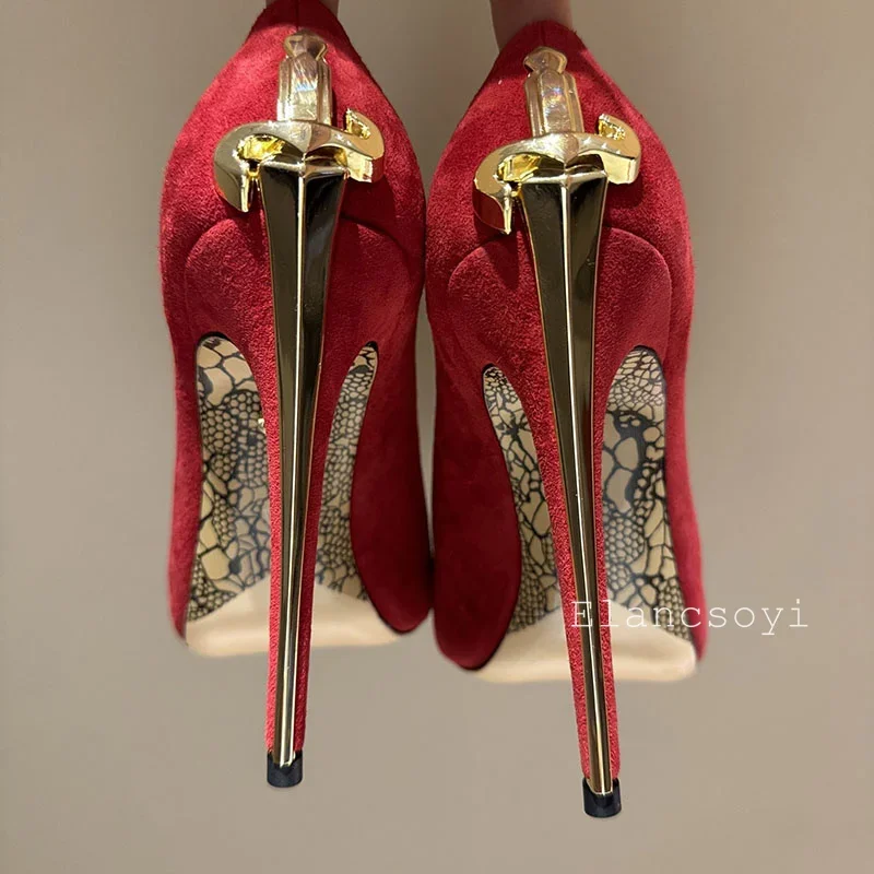 S.Lathrliuy Pumps Heel Detail