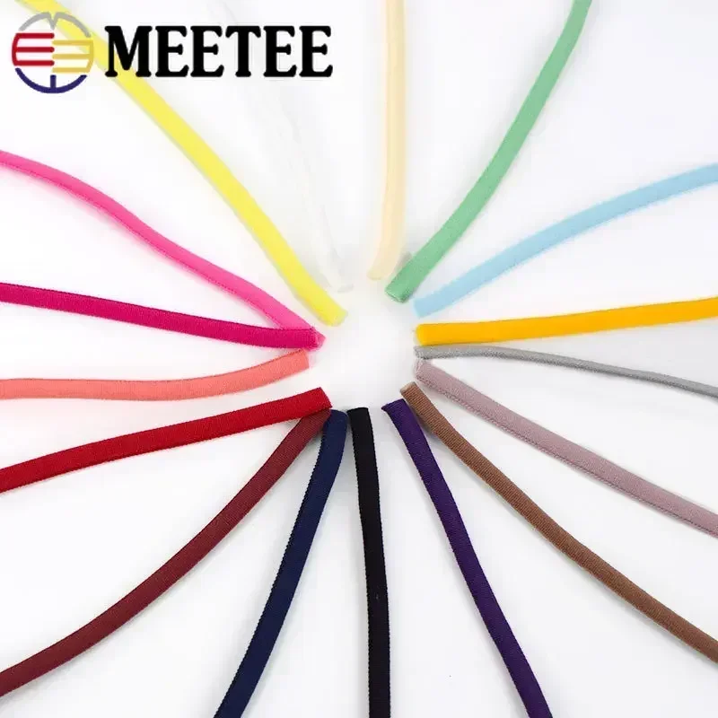 5/10M 3mm/5mm Elastic Rope Cord for Ear Hanger Strap Shoes Belt Hair Band Lace Ribbon DIY Sewing Decoration Accessories