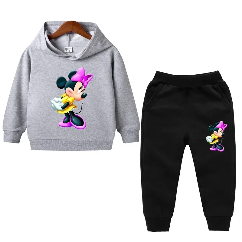 thumbnail image 1 of Ropa de primavera para niños, suéter de manga larga con capucha y pantalón de Frozen Elsa para niñas, conjuntos de 2 piezas, ropa para niñas pequeñas, 1 of 5