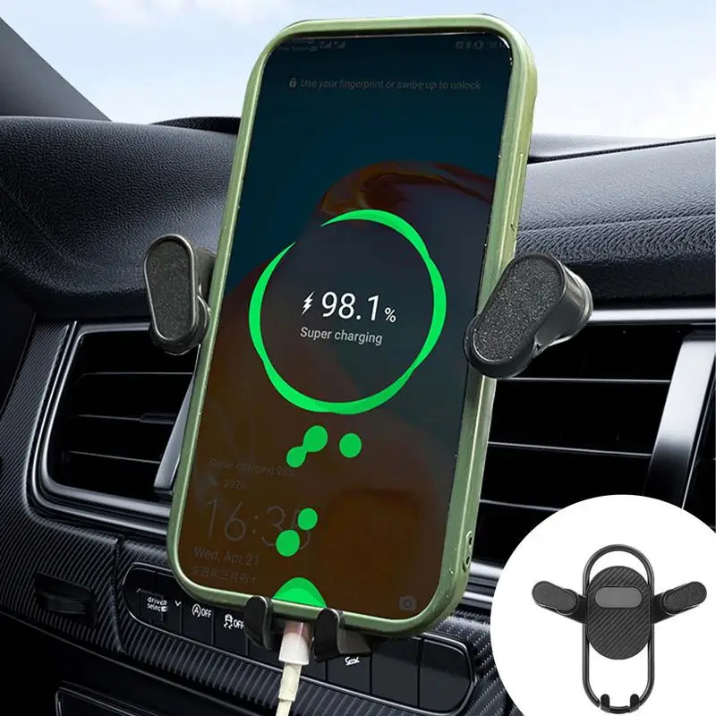 

Dashboard Phone Holder For Car Car Navigation Fixed Hook Multi-functional Gravity Anti-slip Bracket Hands Free Cell Phone Holder