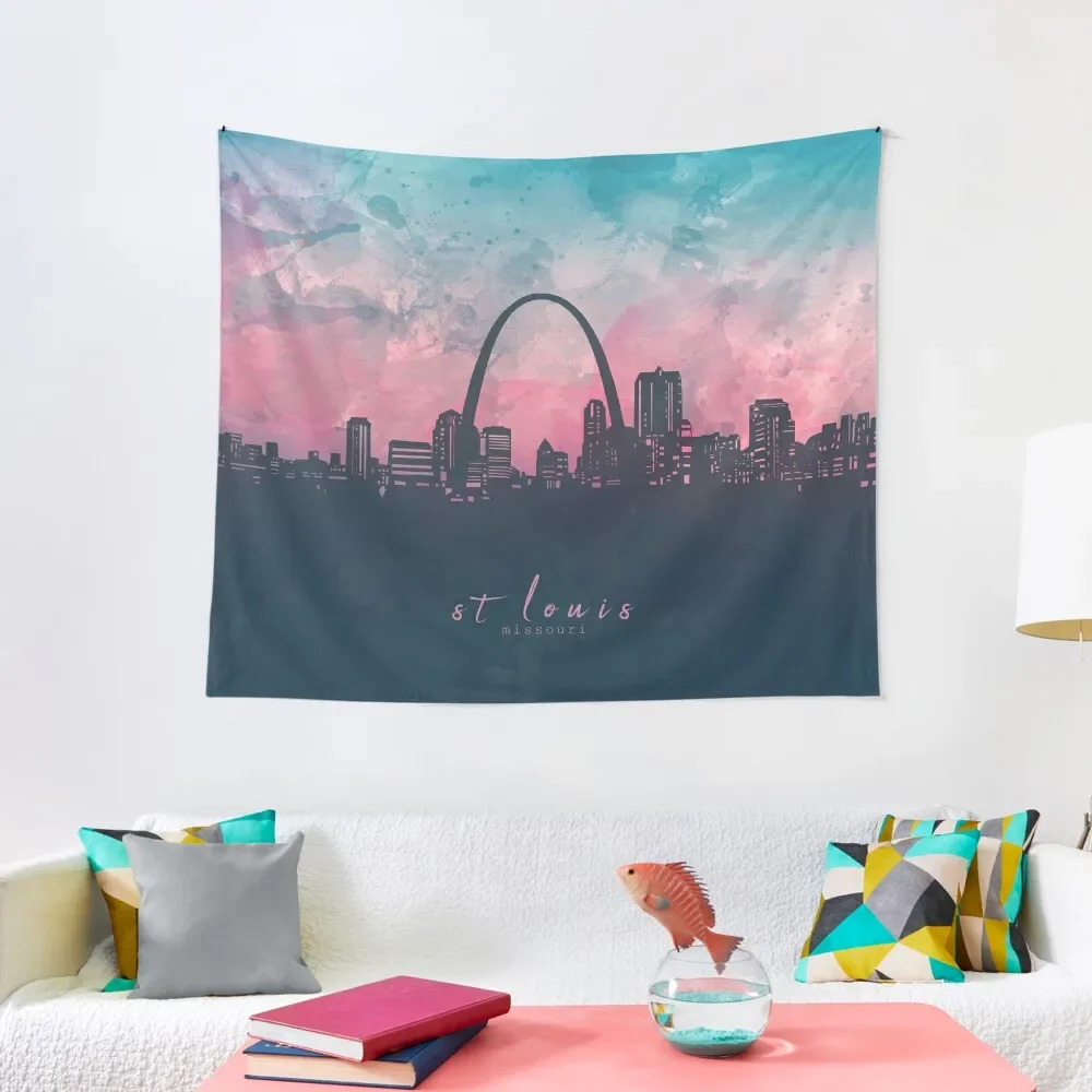 

Гобелен st louis skyline, обои для спальни, украшения дома