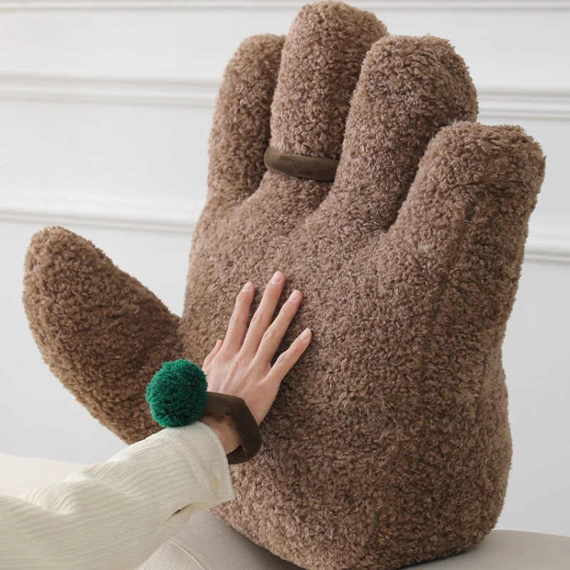 

Shaped palm pillow with core, creative home cushion, fun and soft sofa pillow