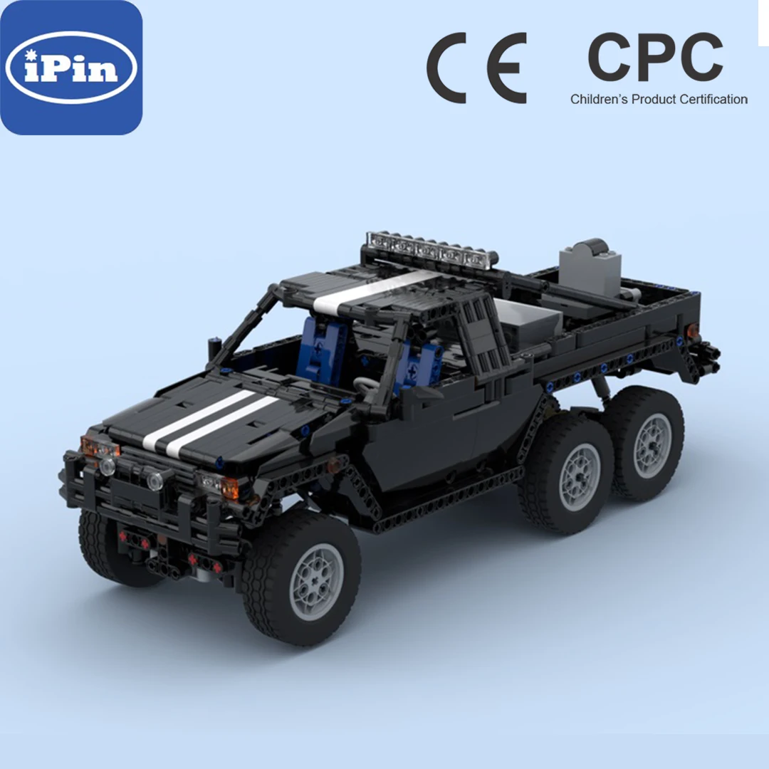 

New MOC-102942 Model 6X6 Jeep Car 1160PCS Technology DIY Assembl Building Blocks Brick Handmake Kids Toy Gift