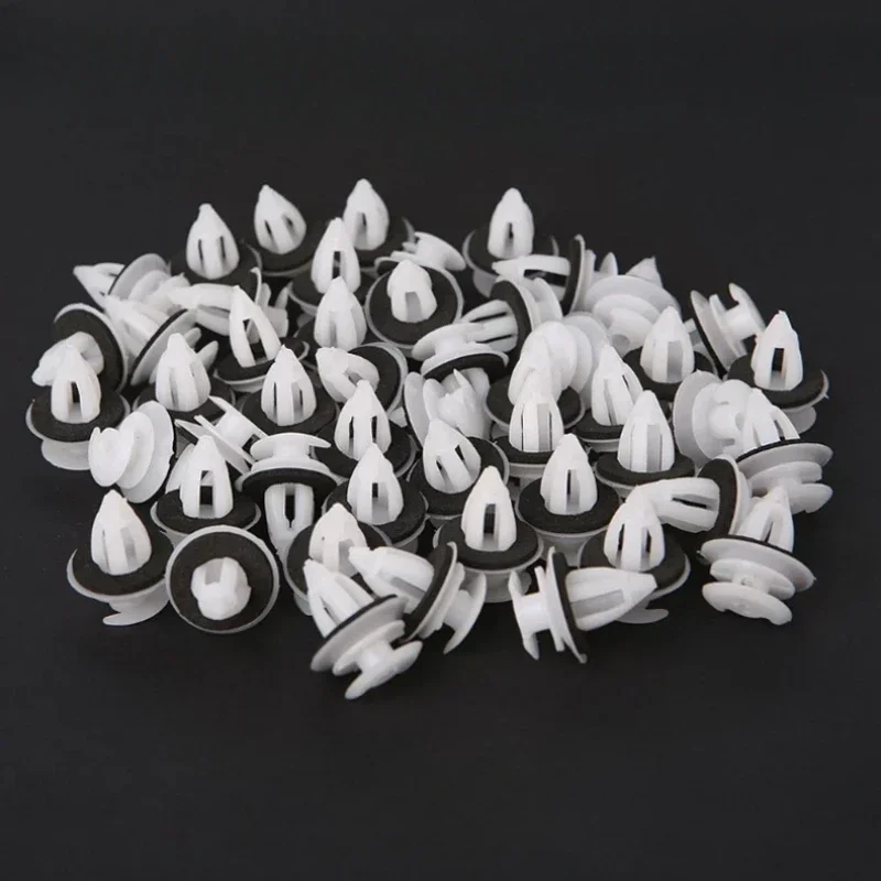 Door Panel Clip with Seal Ring Fastener Rivet Bumper Clip Retainer 50PCS for BMW E34 E36 E38 E39 E46 M3 M5 Z3 X5 Car Accessories car door clip