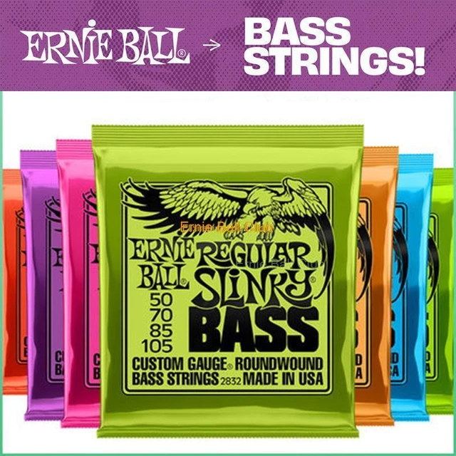 Ernie Ball Slinky Flatwound Bass Strings Review  Ernie Ball 5 String Bass  Strings - Guitar Parts & Accessories - Aliexpress
