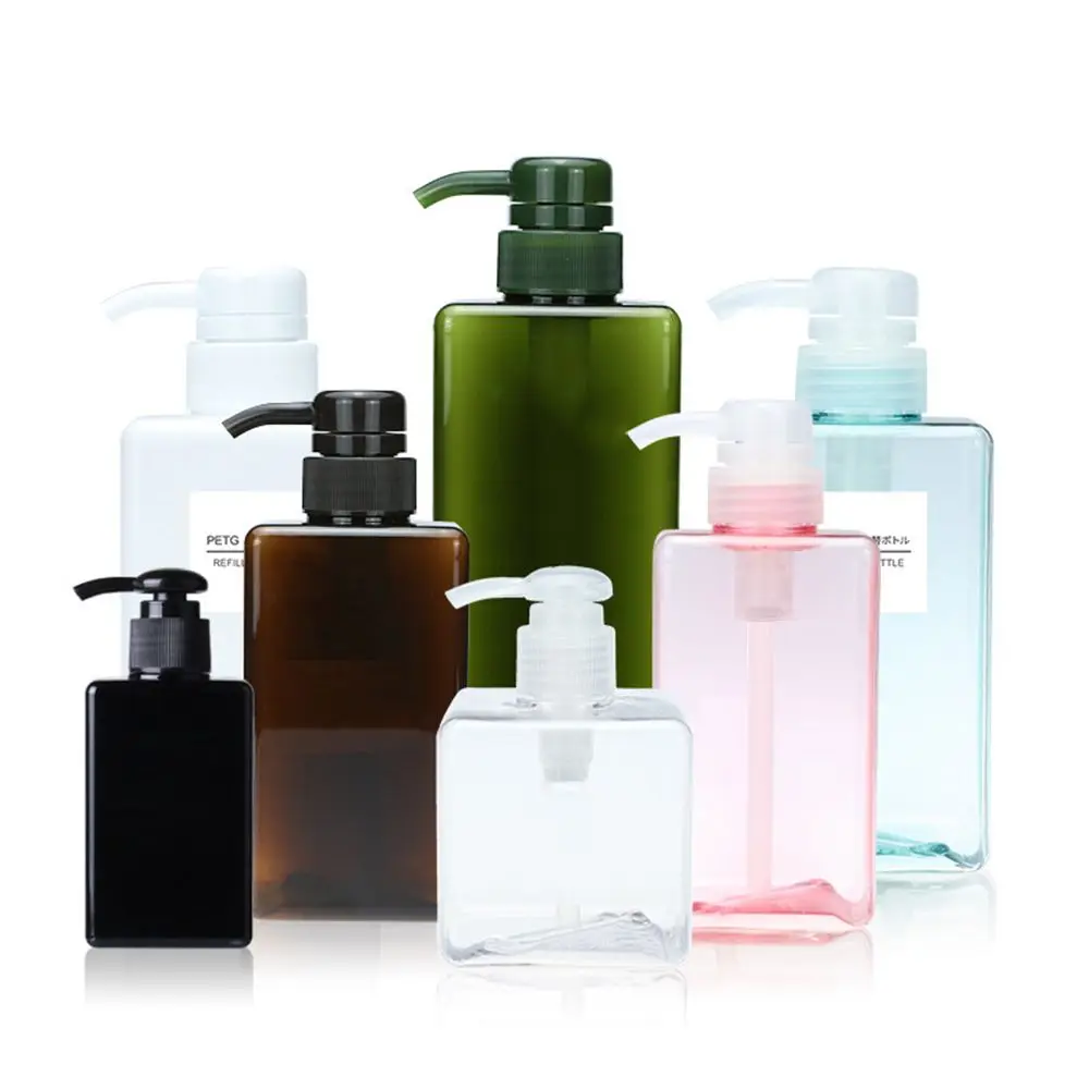 

Plastic New Hand Sanitizer Shampoo Clear Pump Container Liquid Soap Dispenser