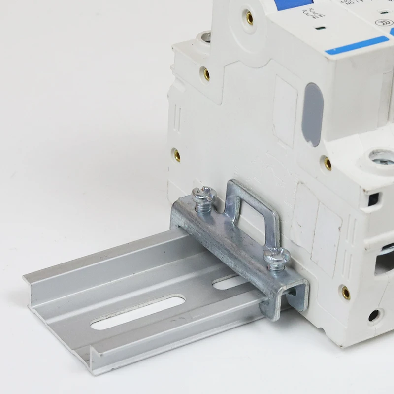E/UK universal terminal blocks ending/end stoper DIN Rail End Screw Clamp Terminal Fixed Block Grey 10pcs/lot