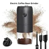 New Electric Coffee Grinder USB Type-C Charging Portable Nuts Grains Pepper Coffee Bean Grinder Home Travel Black grinder 2