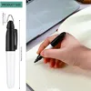 Mini Buckle Marker Student Stationery Office Supplies Portable Golf Ball Marker Pen Black Ink Pens Triangle Buckle Iron Hook 4