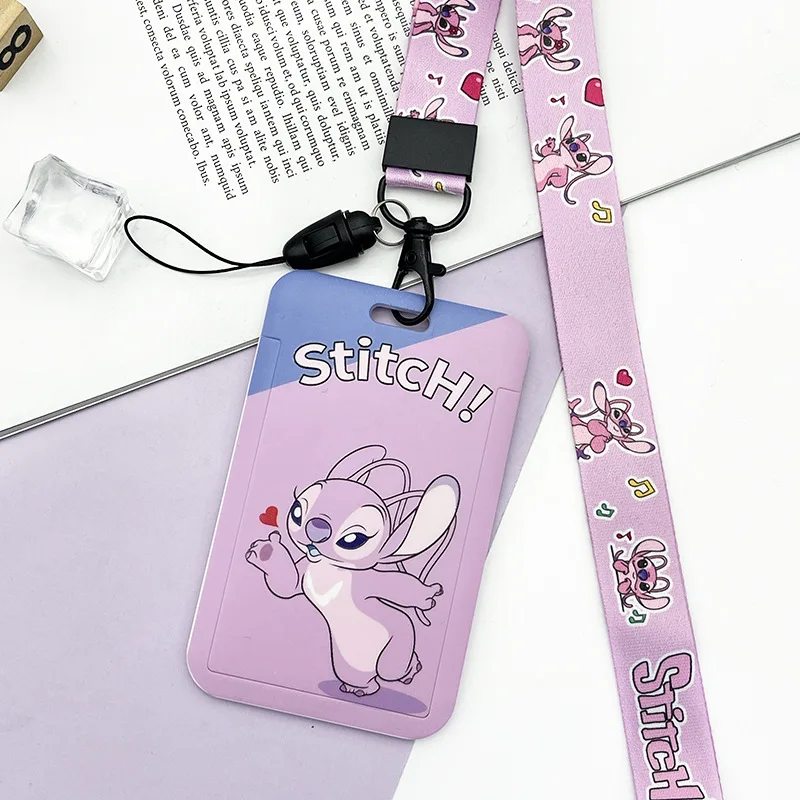 Card Holder Stitch Lanyard 22 Colors Credit Card ID Cover for Student Unisex Bank Bus Business Entrance Badge
