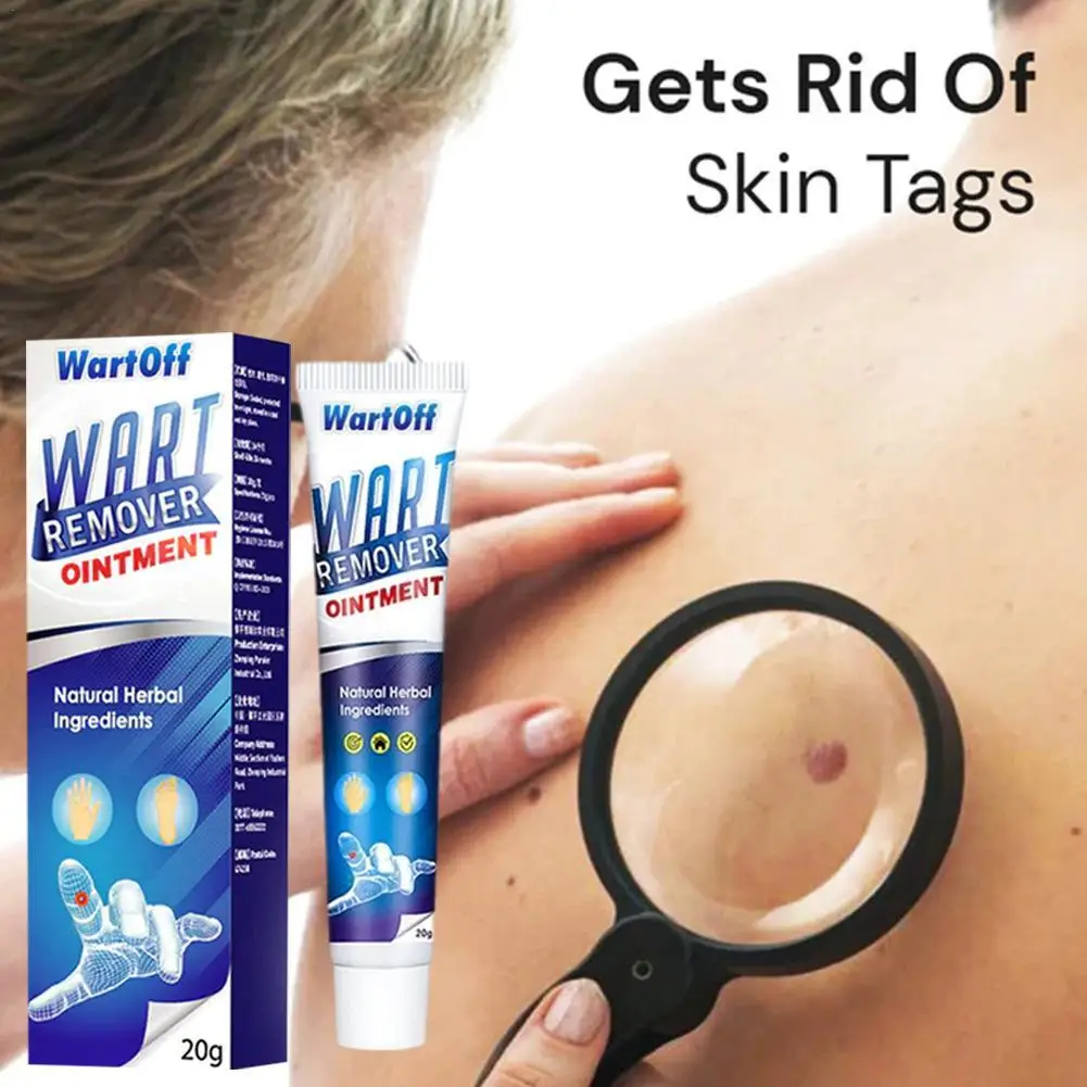 

WartOff Wart Remover Ointment Antibacterial Wart Treatment Cream Skin Tags Removing Genital Warts Herpes Medical Plaster