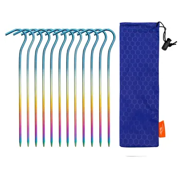 Ultralight Titanium Tent Stakes 1