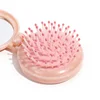 Hair Care Styling Tools Accessories Massage Marble Pattern Hairdressing Supplies Portable Makeup Comb Hair Brushes With Mirrors 3