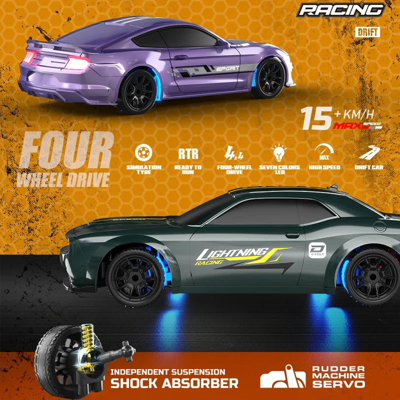 RC Drift Car 4WD Remote Control Racing Toy