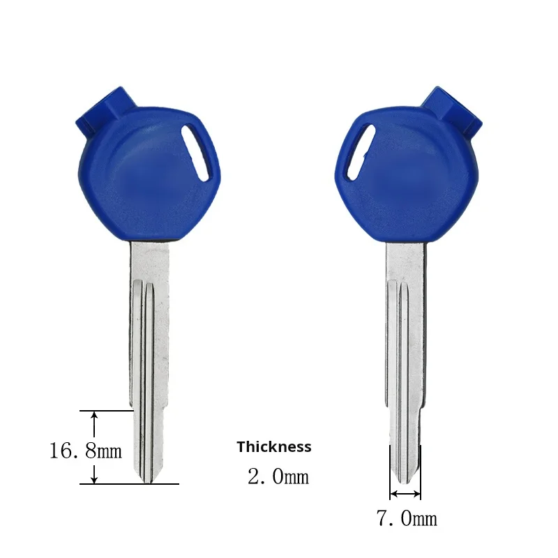 Honda motorcycle key, suitable for: Honda Z4 DIO AF 38 55 61/2/3 Jiayu Youyue 100 motorcycle key blank(including magnet)