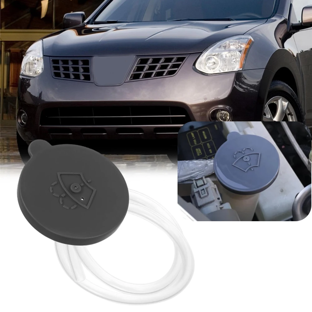 B8913-JG000 Car Windshield Wiper Washer Fluid Reservoir Tank Bottle Cap Cover for Nissan Rogue 2008 2009 2010 2011 2012 2013 6