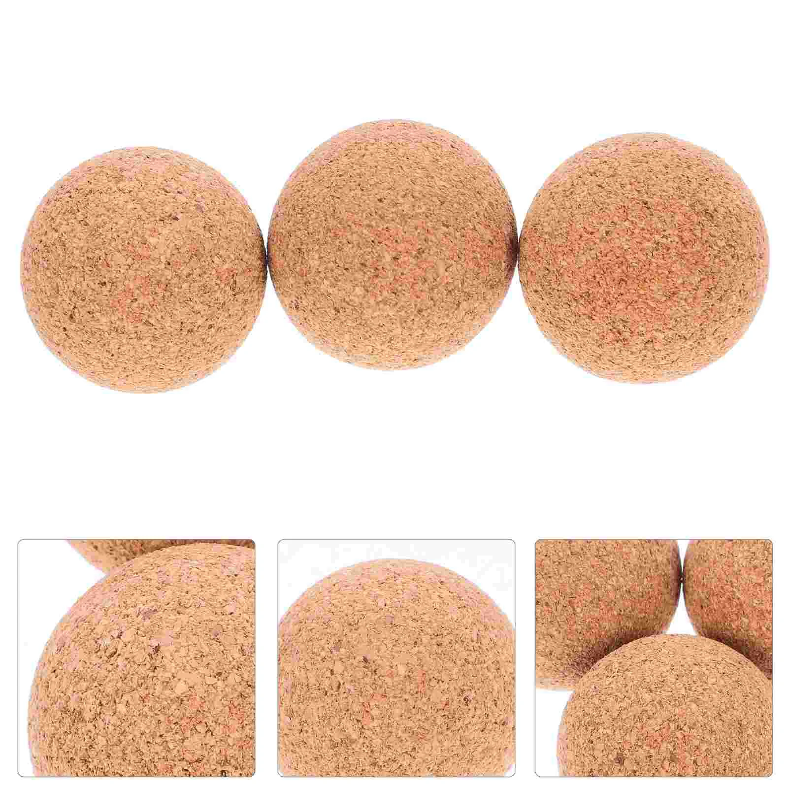 

3 Pcs Table Soccer Foosball Balls Small Replacement Wooden French Regulation Size Parts Mini