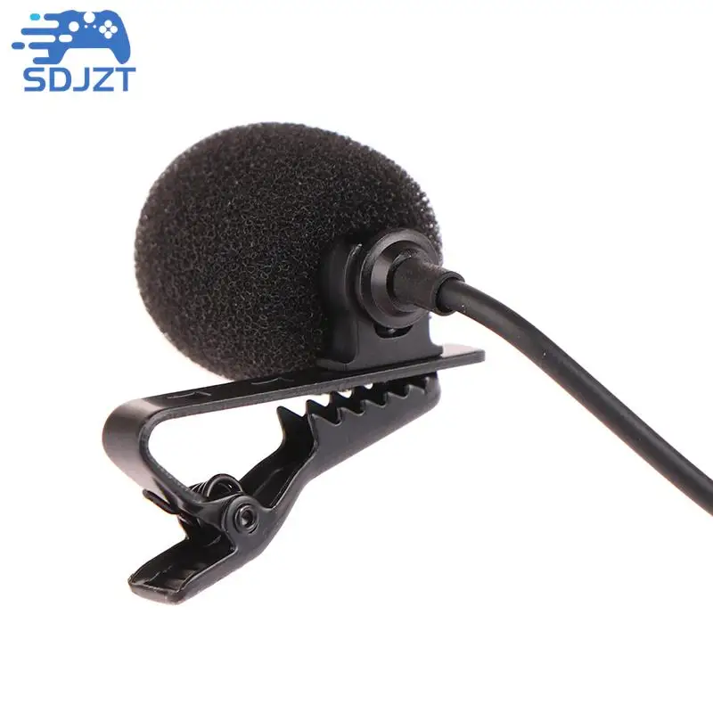 USB 케이블 클립 온 마이크, 컴퓨터 녹음, 라이브 방송용 미니 휴대용 C 타입 마이크, 소음 감소, 3.5mm, 1PC