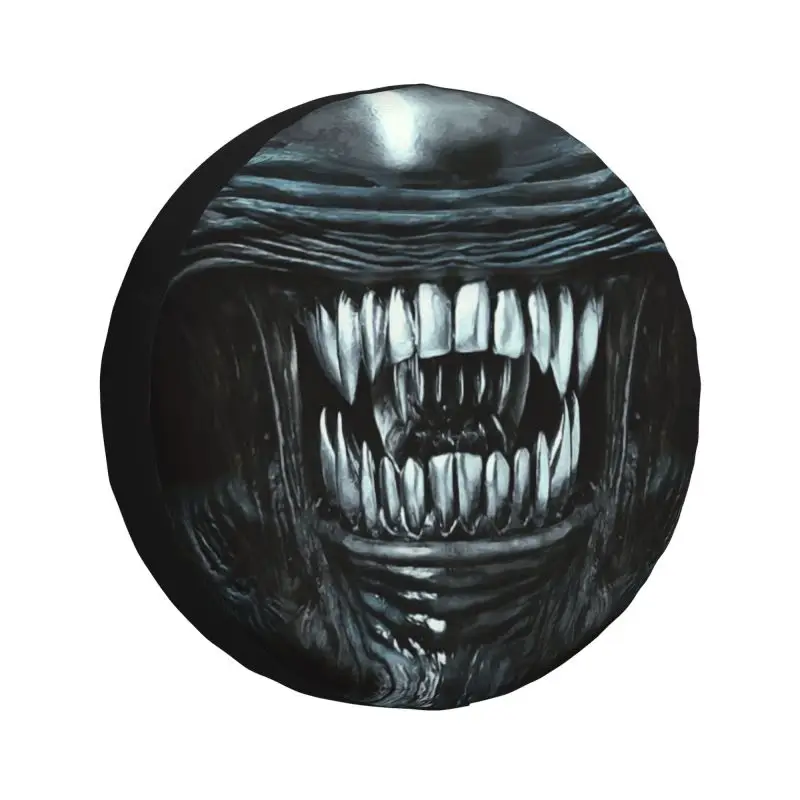 

Xenomorph Alien Spare Wheel Tire Cover for Toyota RAV4 Prado Horror Hunter Jeep RV SUV Trailer Vehicle Accessories 14" 15" 16"