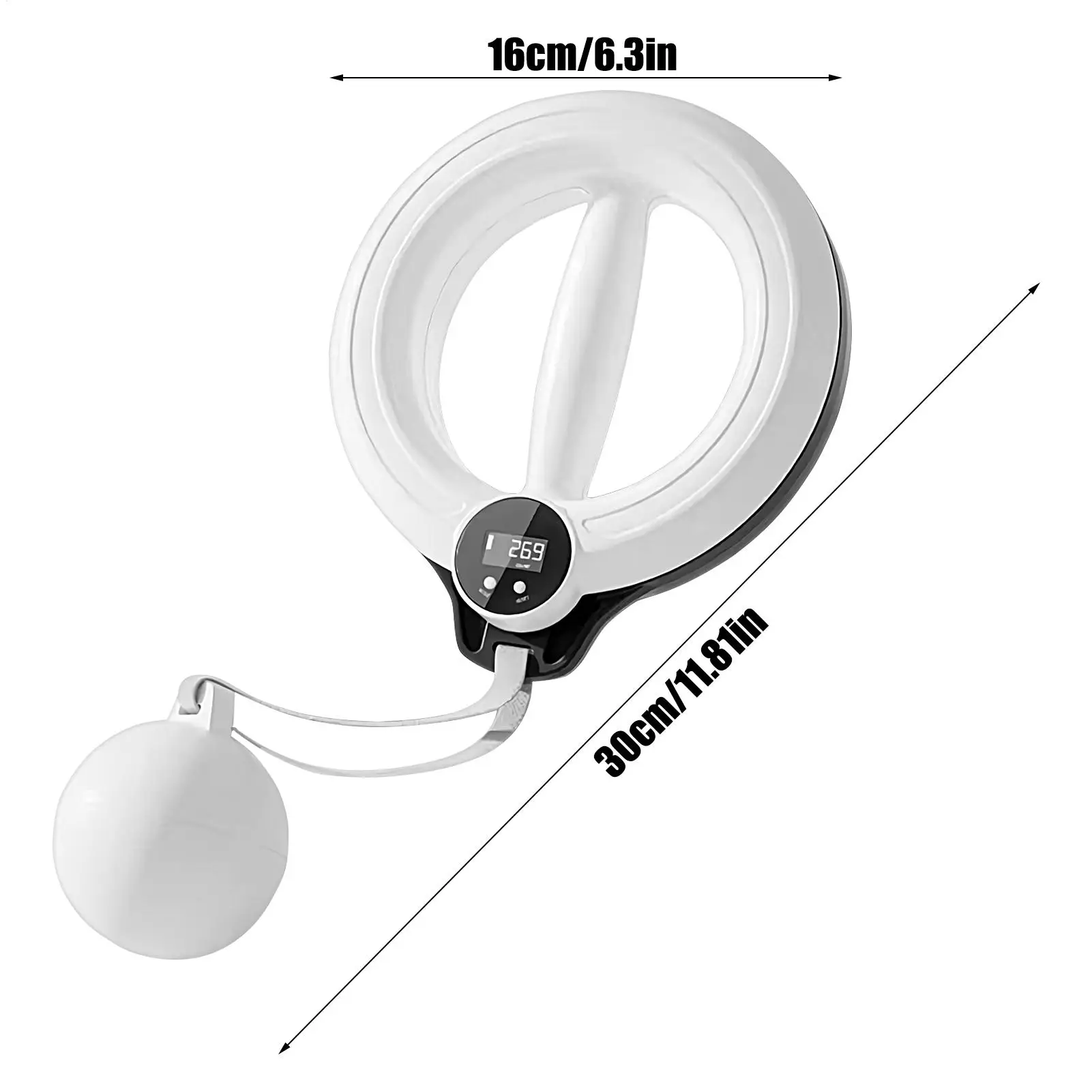 Smart Arm Exercise 360 Rotatable Lightweight Portable Ergonomic With 3 Display Modes for Home Gym Fitness Equipment