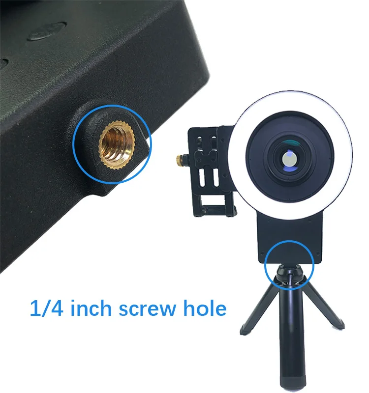 MK-023 치과 치료등, 밝기 조절식 구강 충전 플래시 라이트, 휴대폰 치과 사진 램프, 2500k-6000k