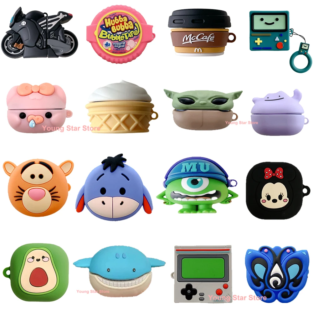 

3D Case for Samsung Galaxy Buds FE / Buds Pro / Buds Live / Buds 2 / Buds2 Pro Earphone Case Cute Cartoon Earphone Accessories